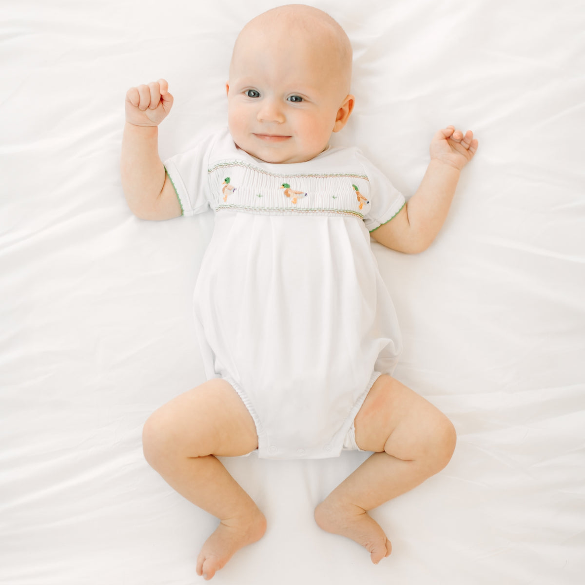 Mallard Moments Smocked Boy Bubble