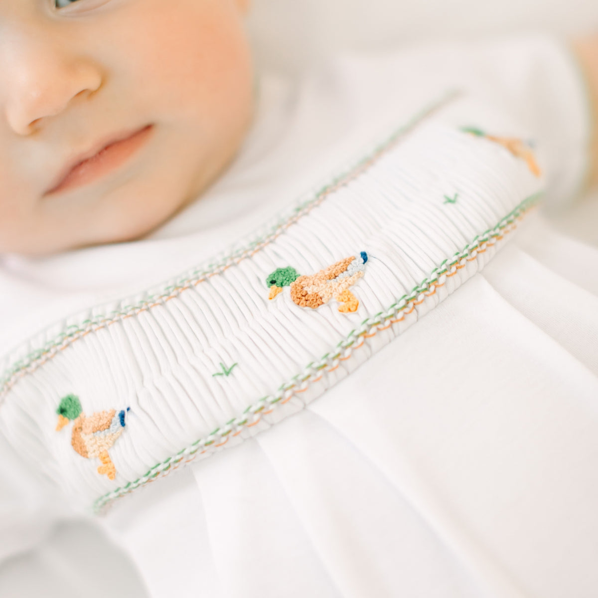 Mallard Moments Smocked Boy Bubble