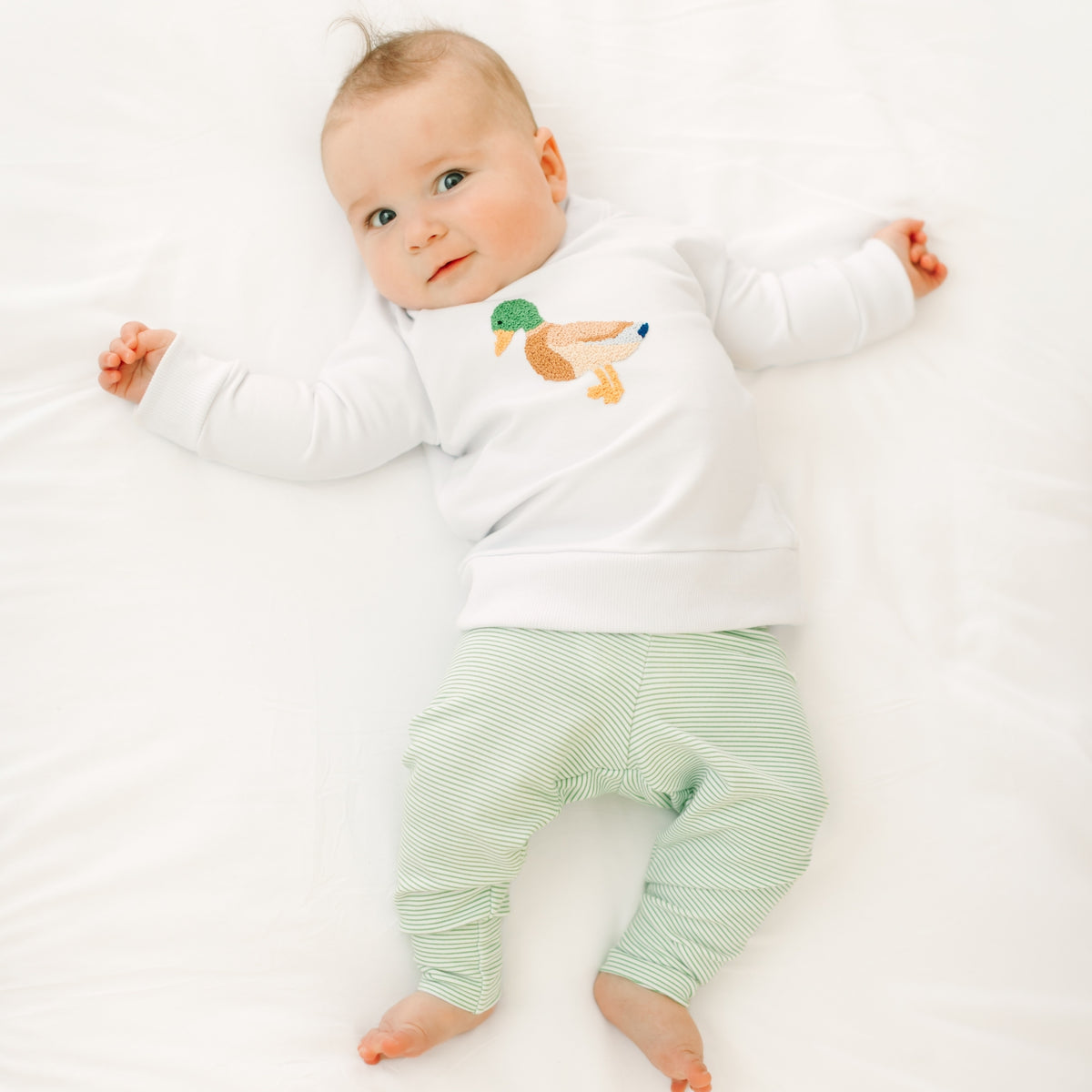 Mallard Moments Hand-Embroidered Sweatshirt