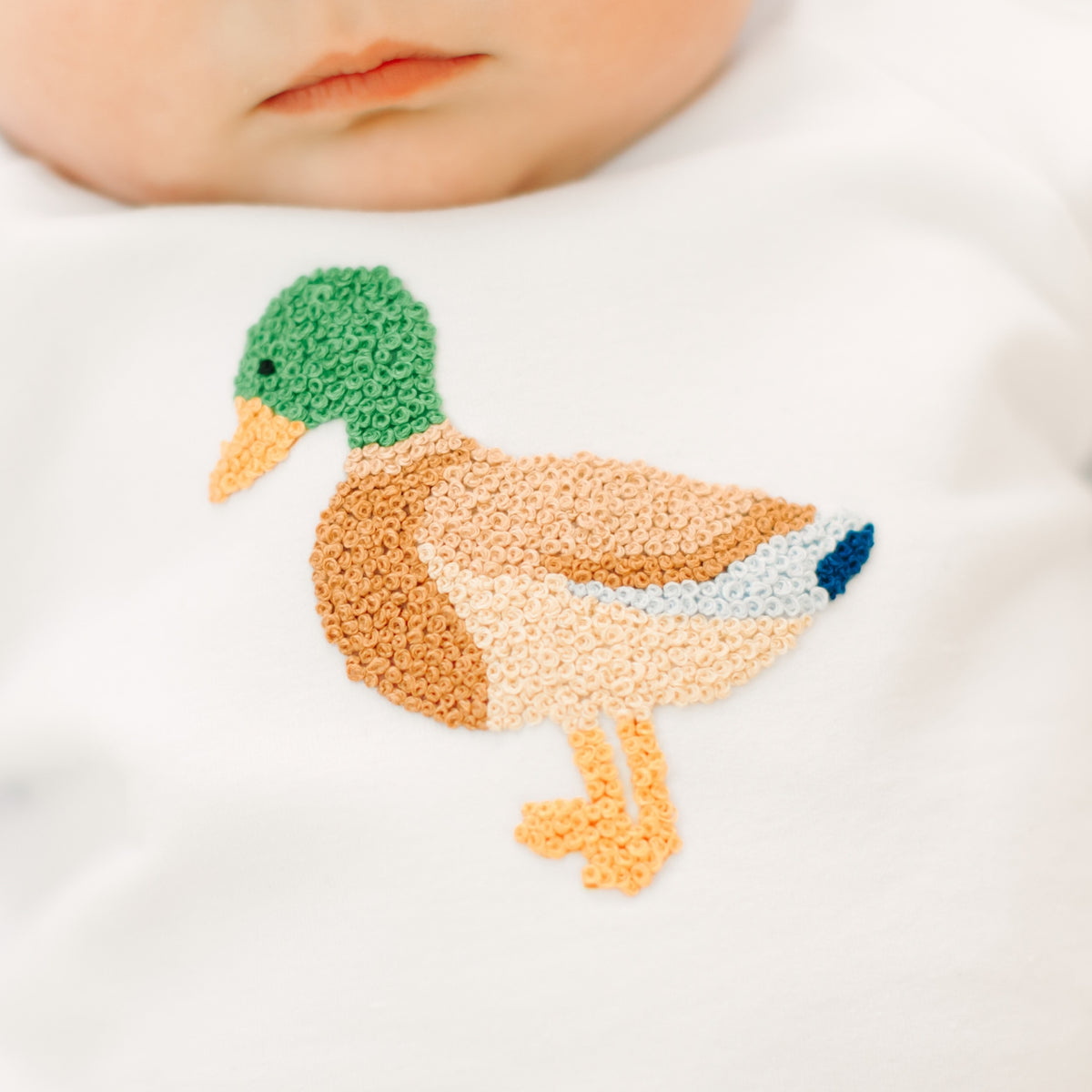 Mallard Moments Hand-Embroidered Sweatshirt