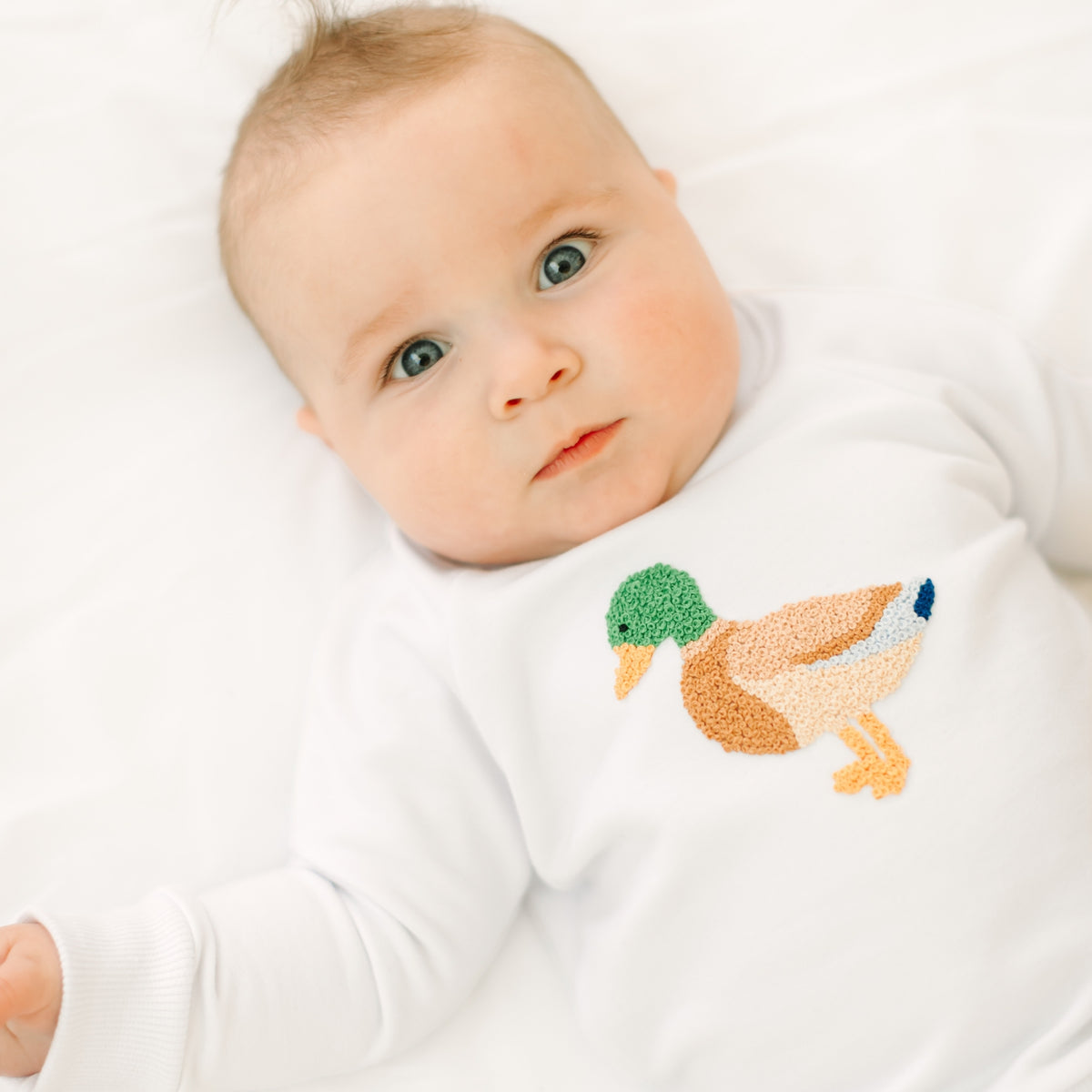 Mallard Moments Hand-Embroidered Sweatshirt