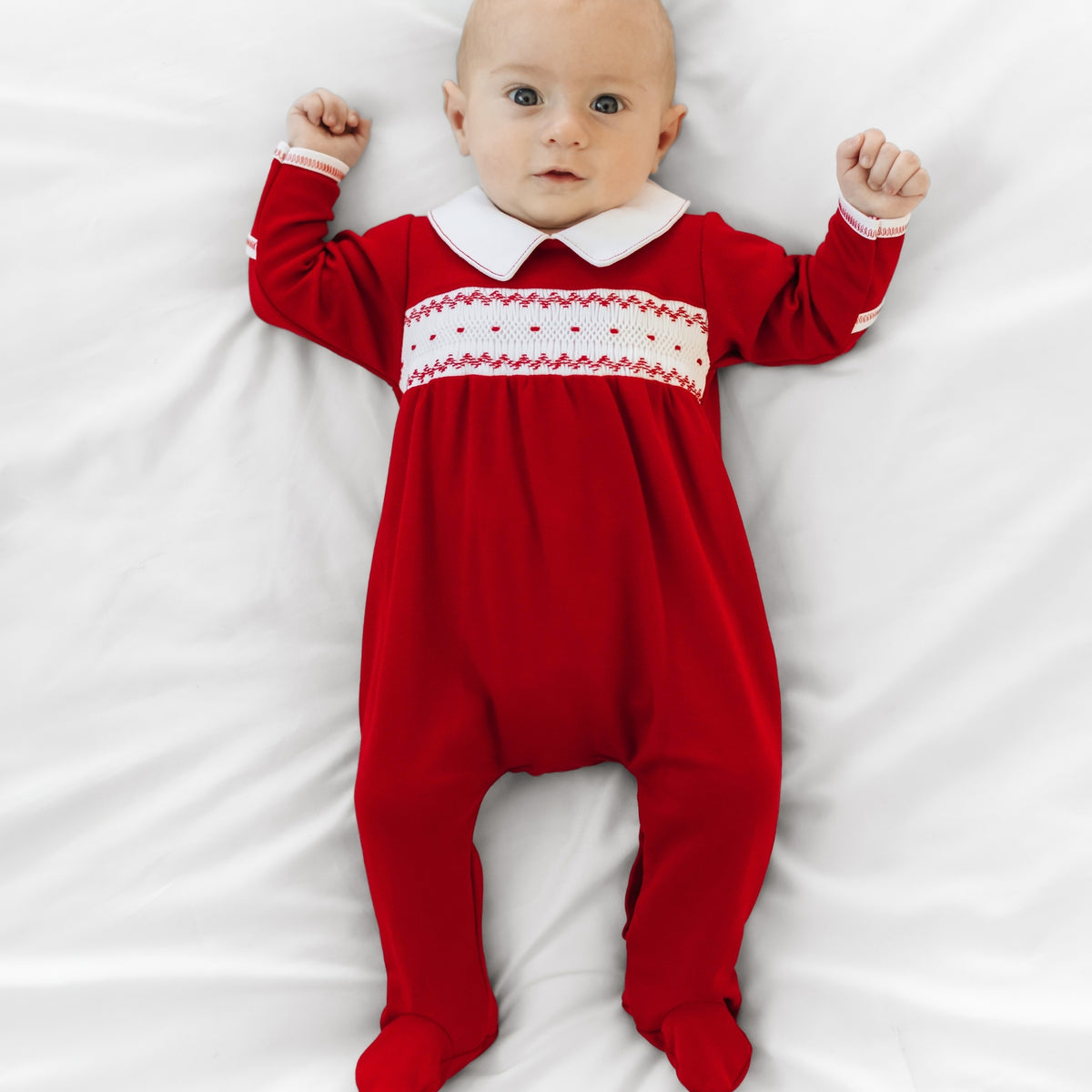 Miles Smocked Footie