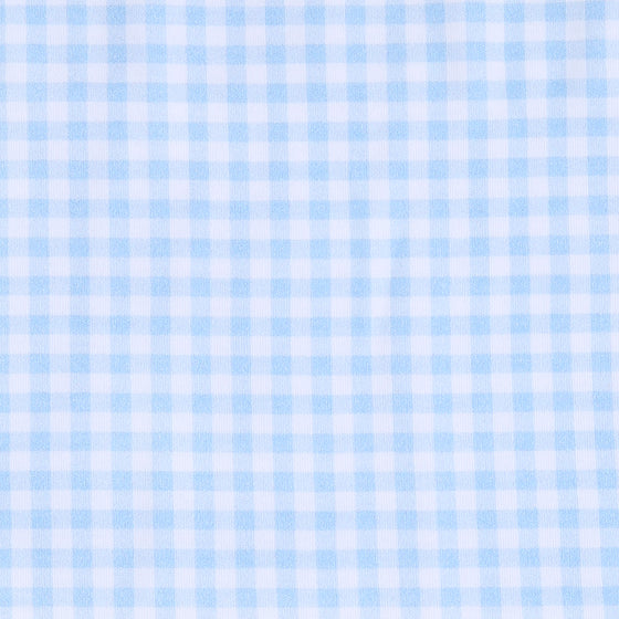 Mini Checks Bib - Blue