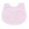 Mini Checks Bib - Pink