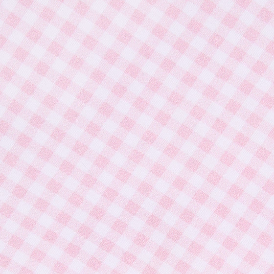 Mini Checks Bib - Pink