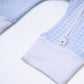 Mini Checks Zip Playsuit Light Blue Magnolia Baby male