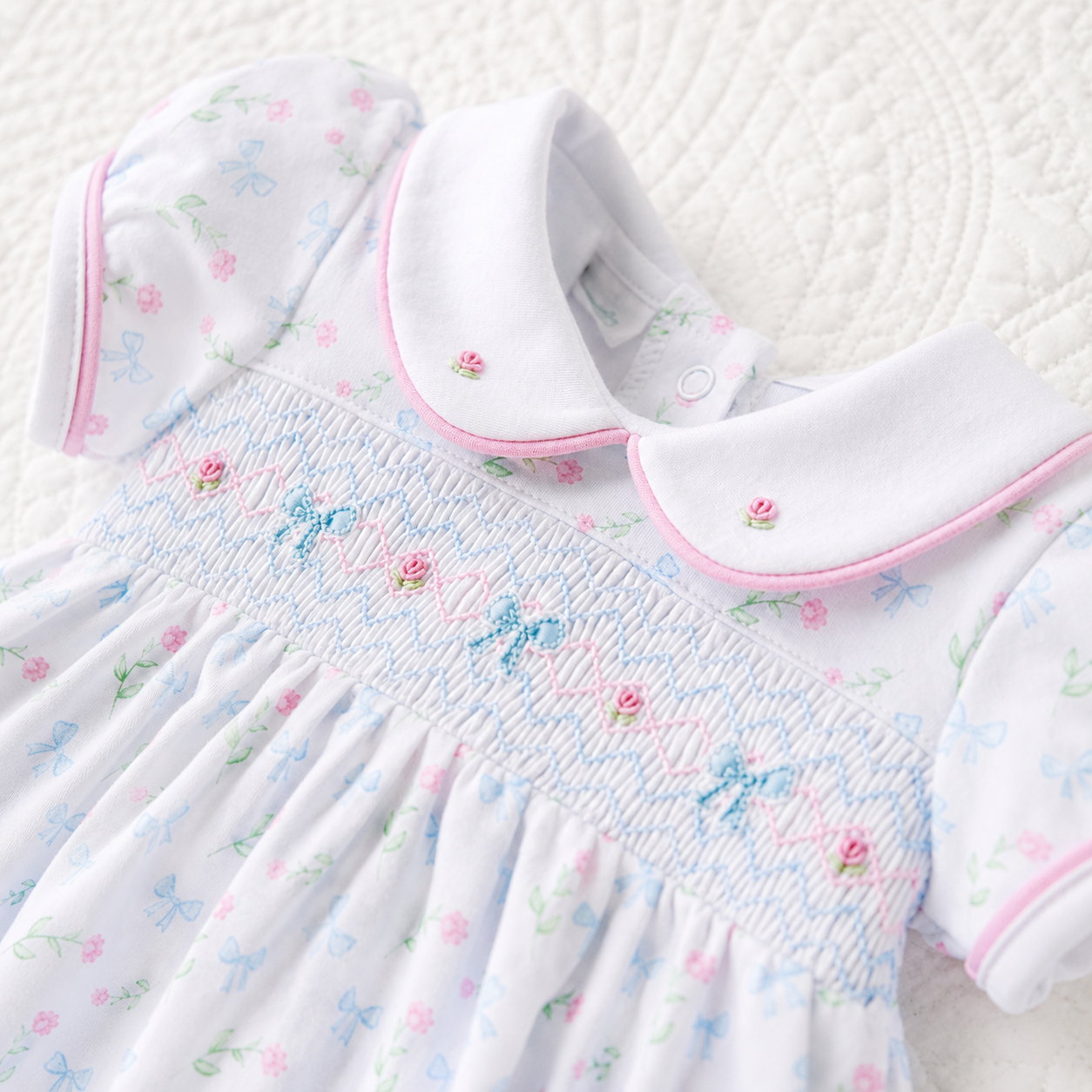 Evelyn's Classics Smocked Bubble
