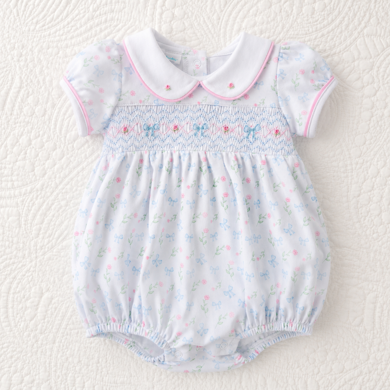 Evelyn's Classics Smocked Bubble
