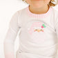 Sweet St. Nick Applique Long Pajamas - Pink