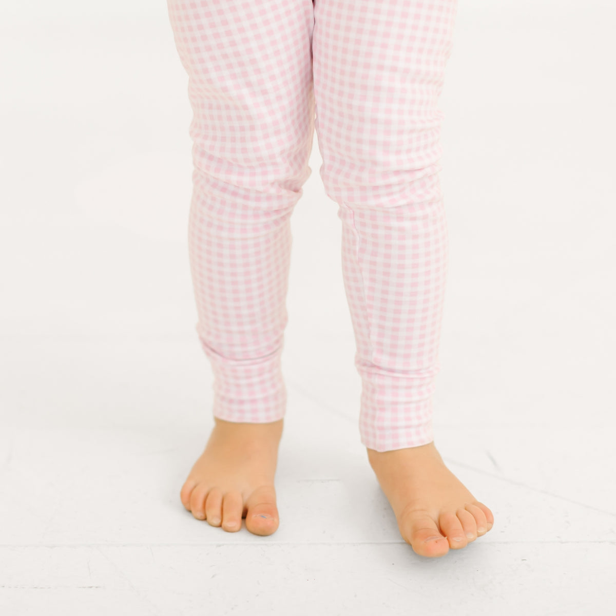 Sweet St. Nick Applique Long Pajamas - Pink