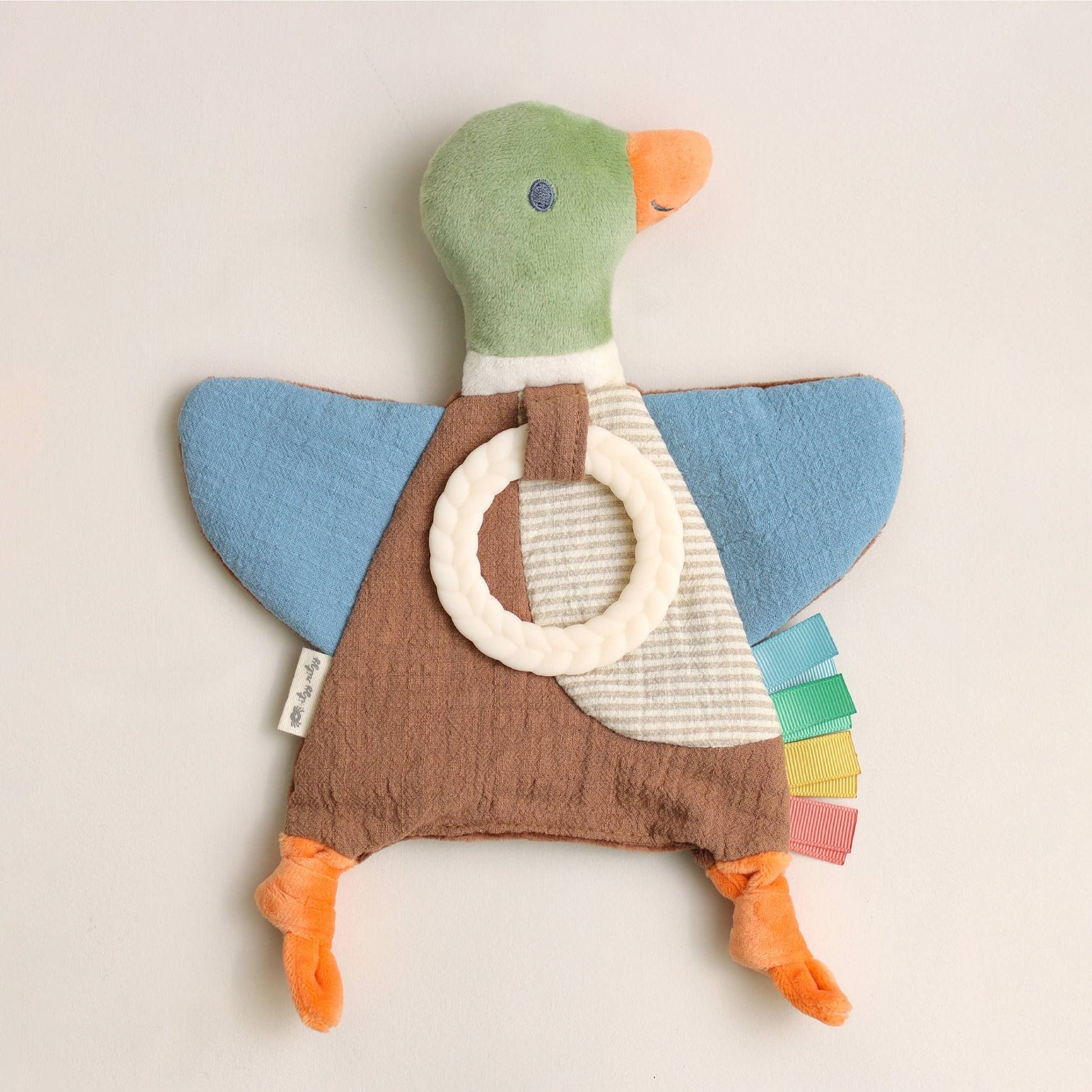 Itzy Ritzy_Mallard Duck Bitzy Crinkle™ Teether_6