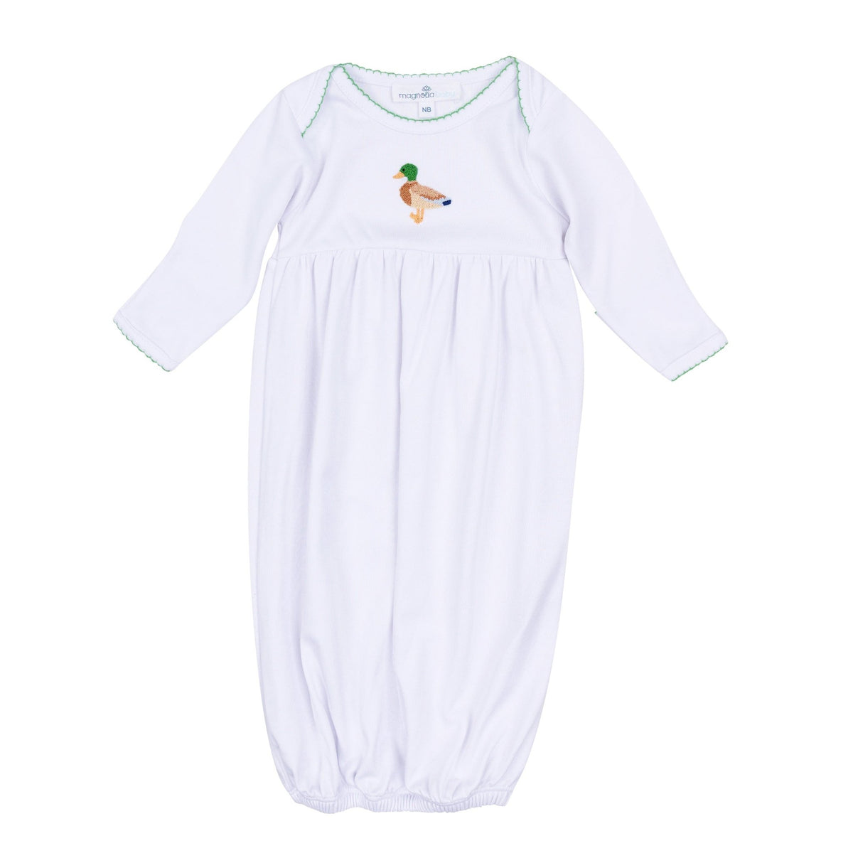 Magnolia Baby_Mallard Moments Hand-Embroidered Gathered Gown_5
