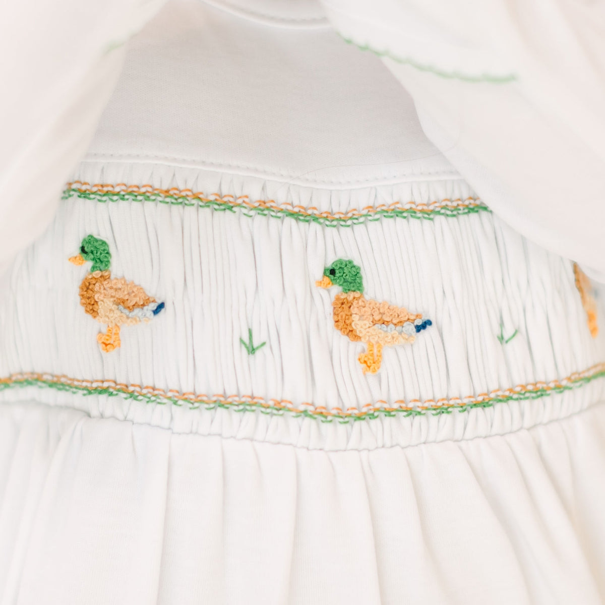 Magnolia Baby_Mallard Moments Smocked Footie_3