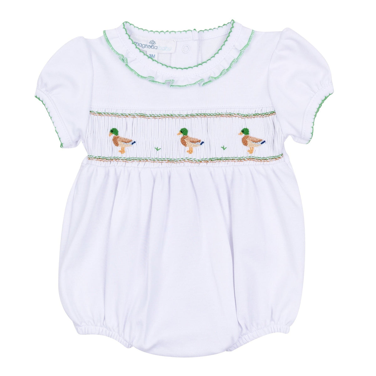 Magnolia Baby_Mallard Moments Smocked Girl Bubble_3