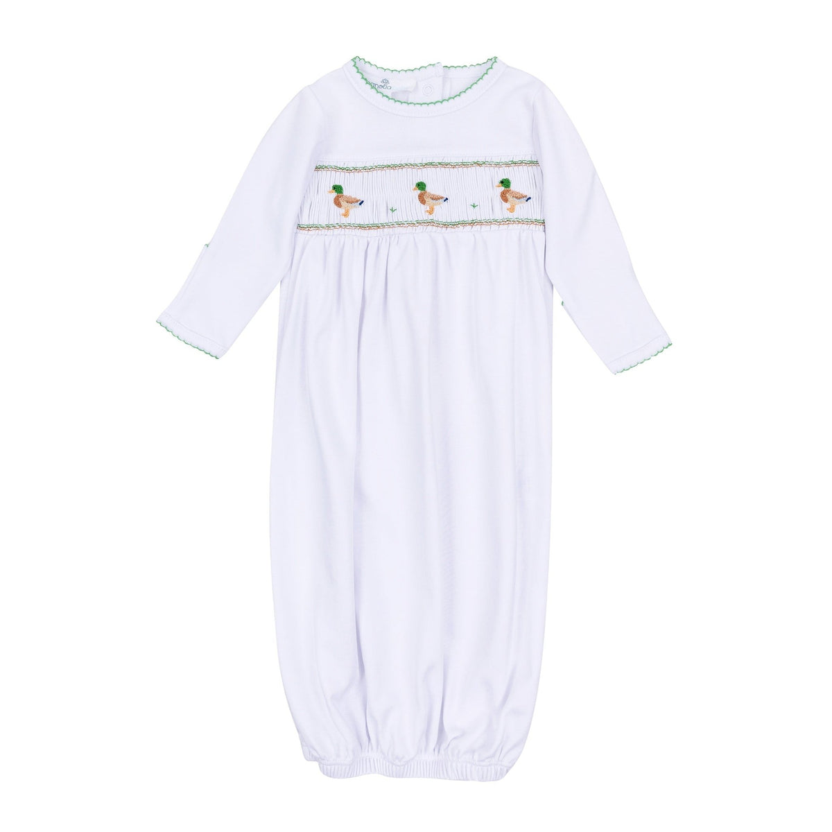 Magnolia Baby_Mallard Moments Smocked Gown_1