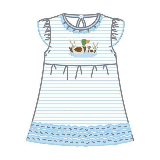 Mallard Pond Combo Flutters Dress - Magnolia BabyDress