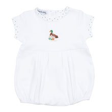  Mallard Pond Embroidered Boy Bubble - Magnolia BabyBubble