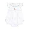 Mallard Pond Embroidered Ruffle Bubble - Magnolia BabyBubble