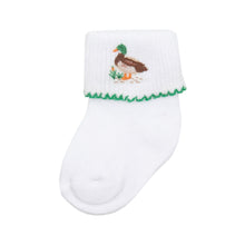  Mallard Pond Embroidered Socks - Magnolia BabySocks