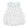 Mallard Pond Print Ruffle Bubble - Magnolia BabyBubble