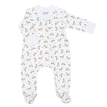  Mallard Pond Print Zip Footie - Magnolia BabyFootie