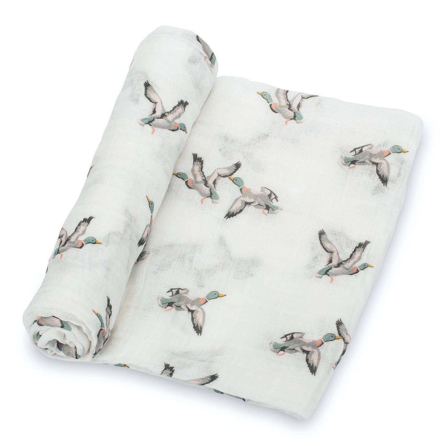 Mallards Cotton Muslin Swaddle Blanket - Magnolia BabySwaddle Blanket