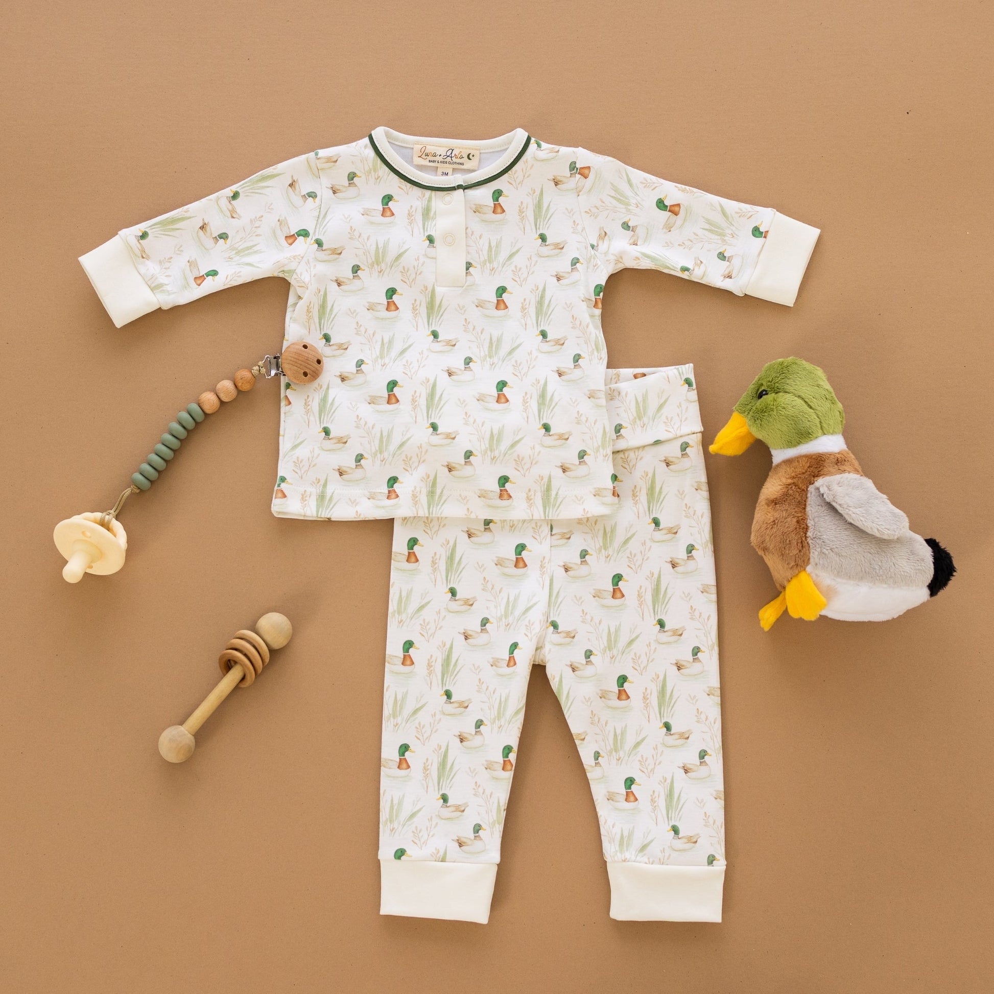 Luna and Arlo_Mallard's Pond Pant Set_2