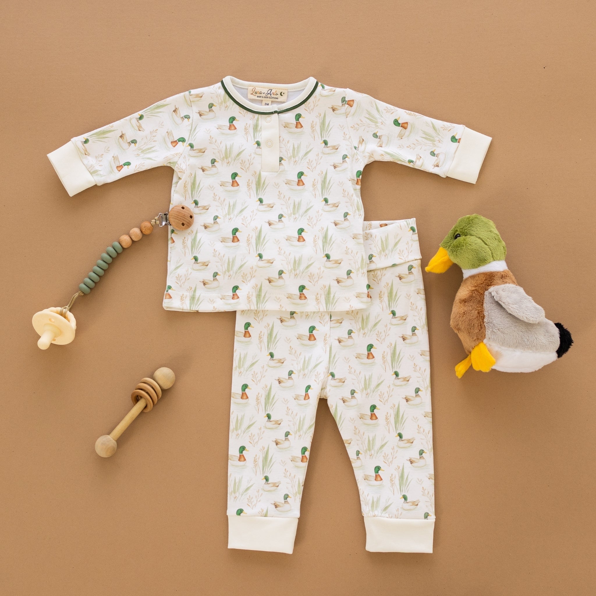 Luna and Arlo_Mallard's Pond Pant Set_2