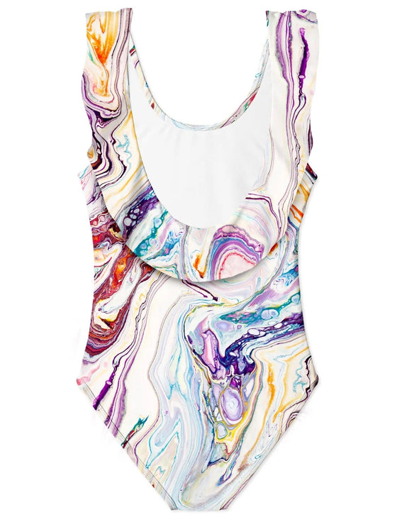 Marbled Ice Cream Swimsuit - Magnolia BabySwimwear