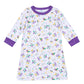 Mardi Gras Munchkins Long Sleeve Nightdress - Magnolia BabyNightdress