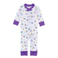 Mardi Gras Munchkins Zip Pajamas - Magnolia BabyZipper Pajamas
