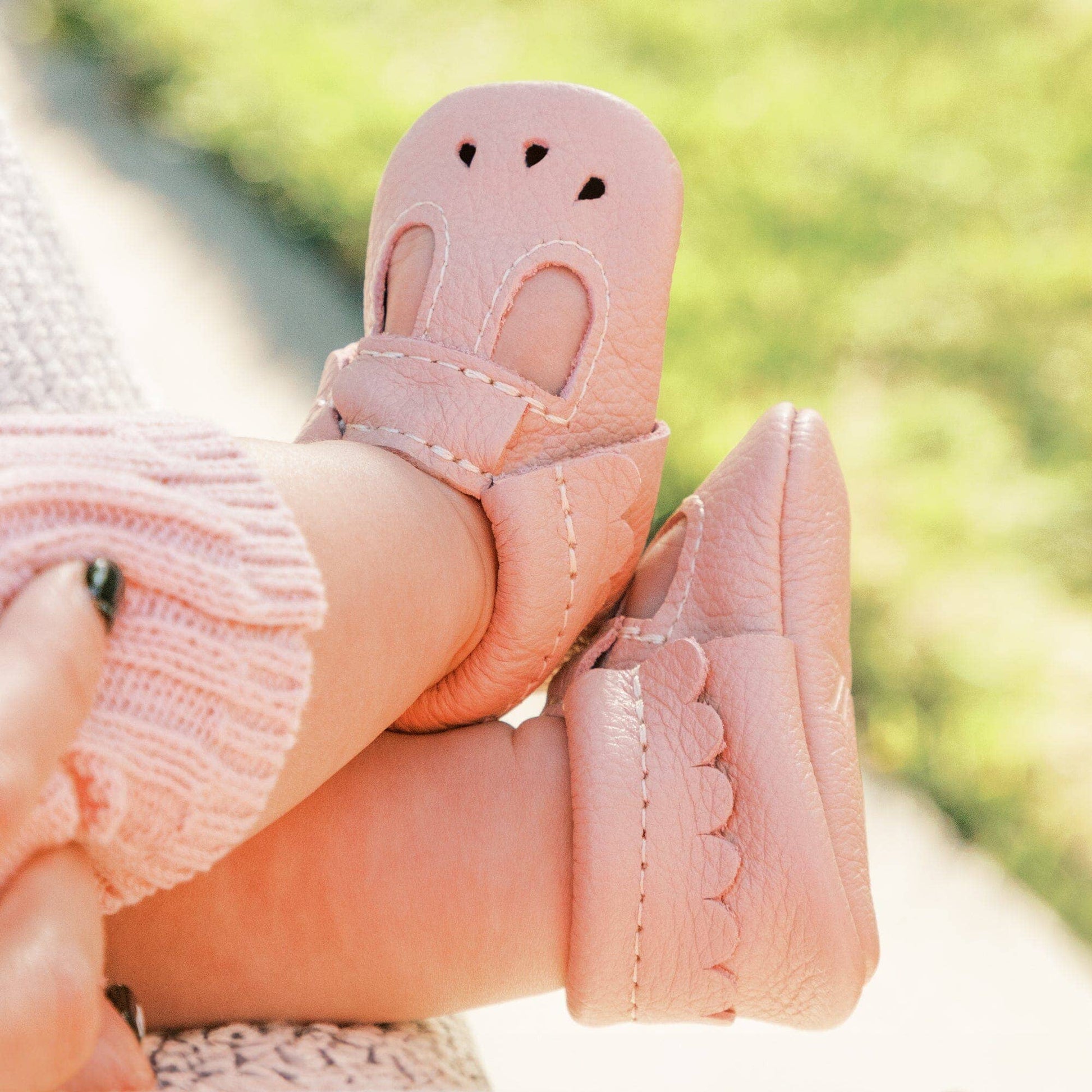 Mary Jane Baby Shoe - Blush Pink - Magnolia Babyshoes