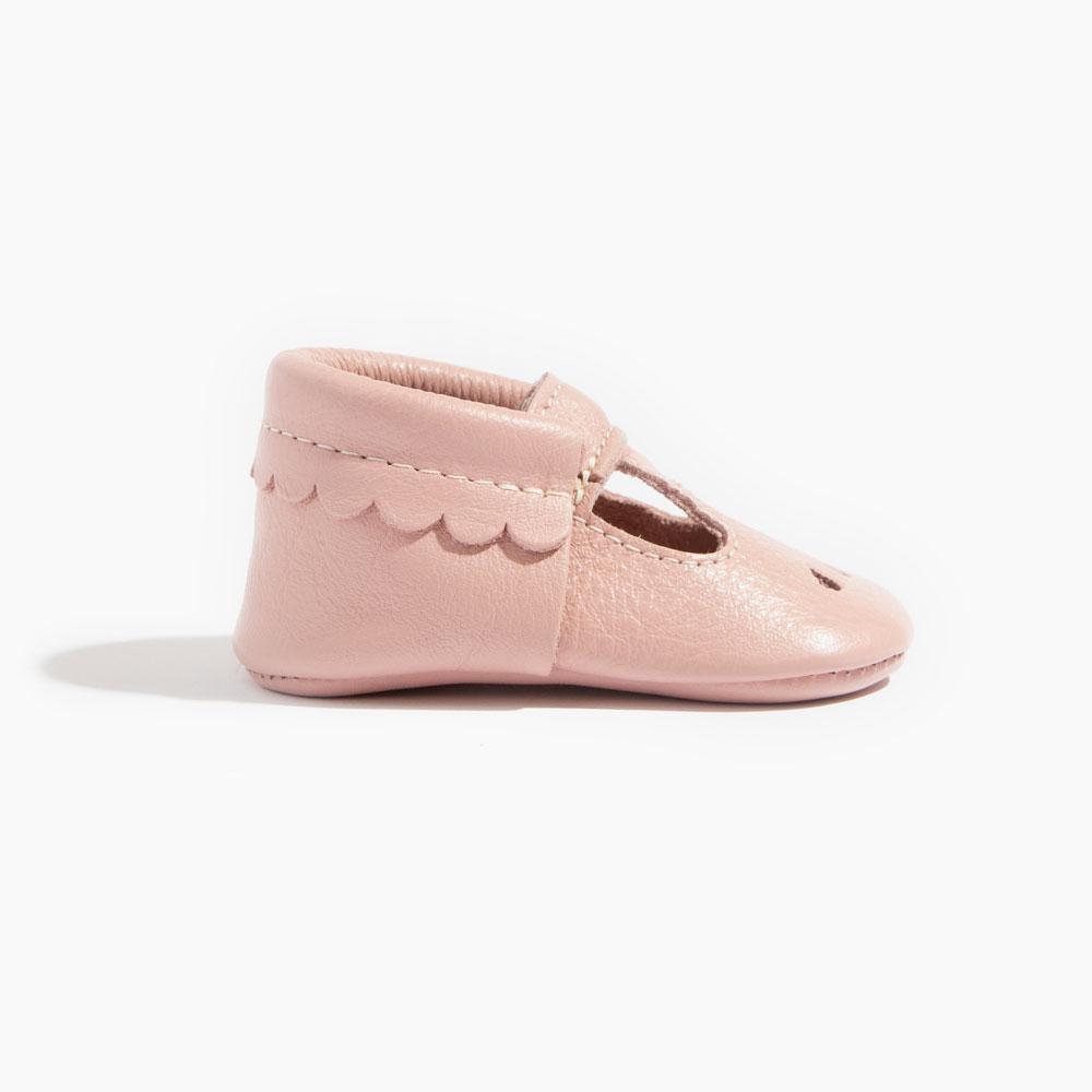 Mary Jane Baby Shoe - Blush Pink - Magnolia Babyshoes