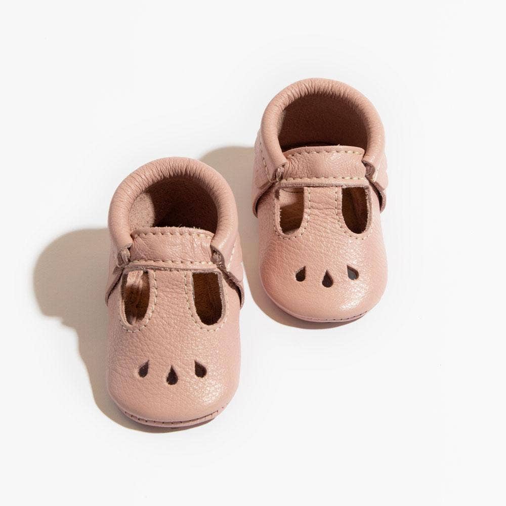 Mary Jane Baby Shoe - Blush Pink - Magnolia Babyshoes