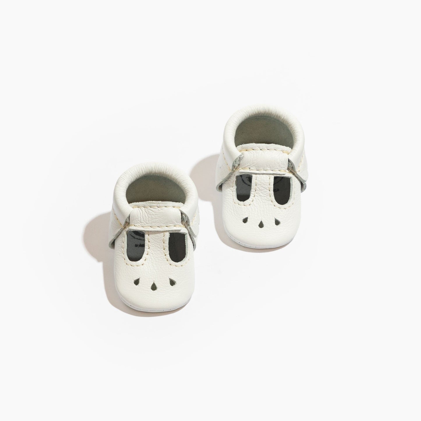 Mary Jane Baby Shoe - Bright White - Magnolia Babyshoes