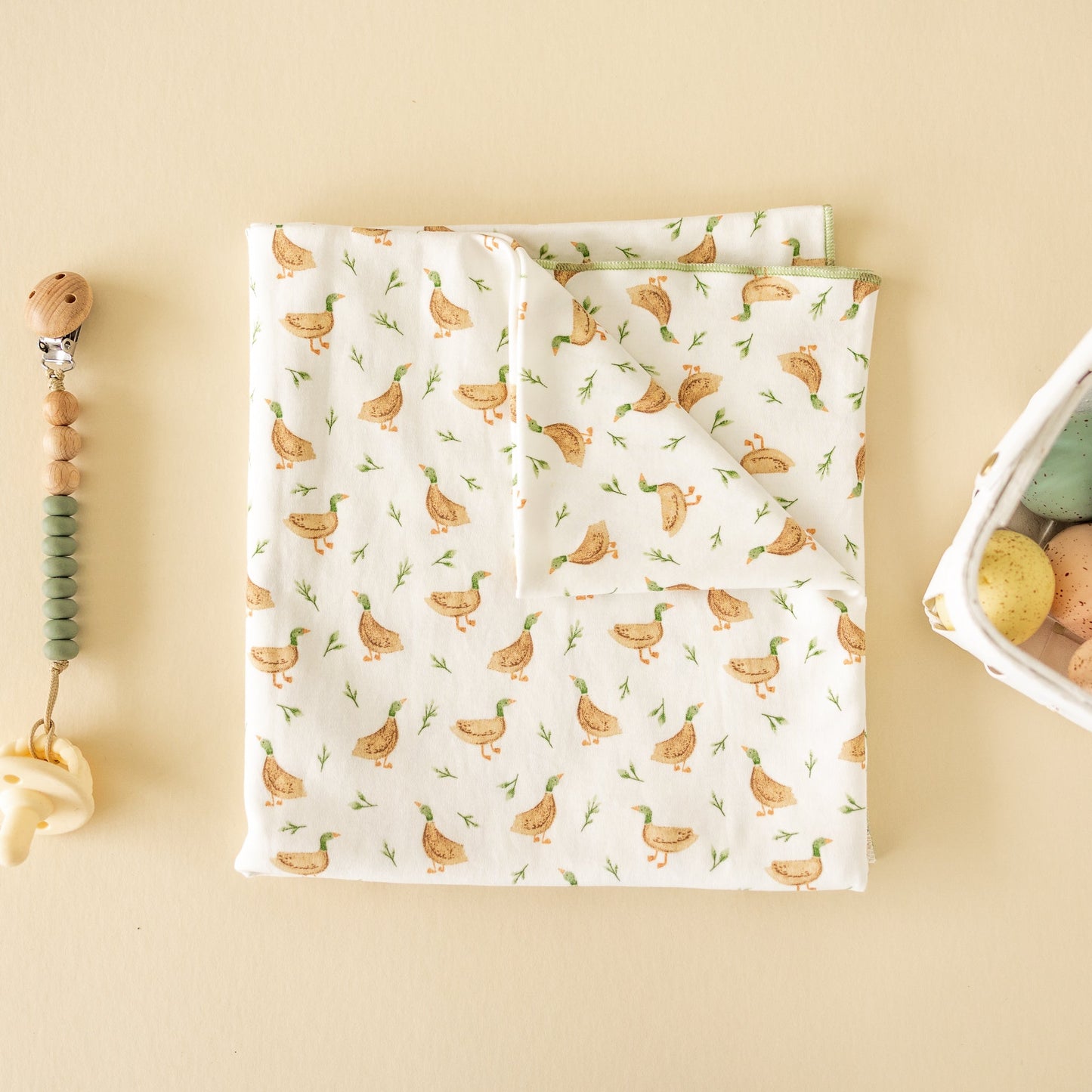 Meadowland Mallards Swaddle Blanket - Magnolia BabySwaddle Blanket