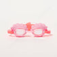 Melody the Mermaid Mini Swim Goggles Neon Strawberry - Magnolia BabySwim Accessory
