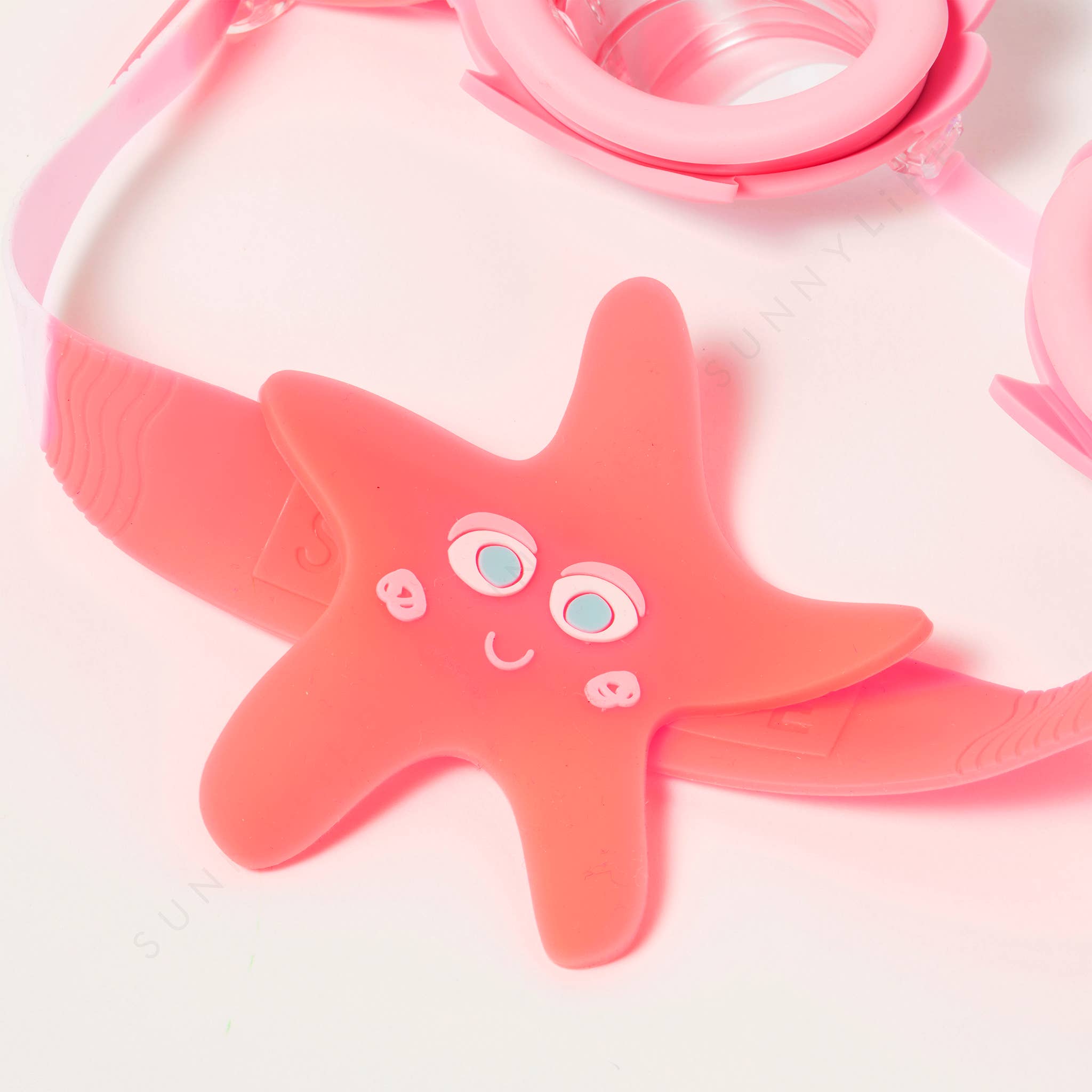 Melody the Mermaid Mini Swim Goggles Neon Strawberry - Magnolia BabySwim Accessory