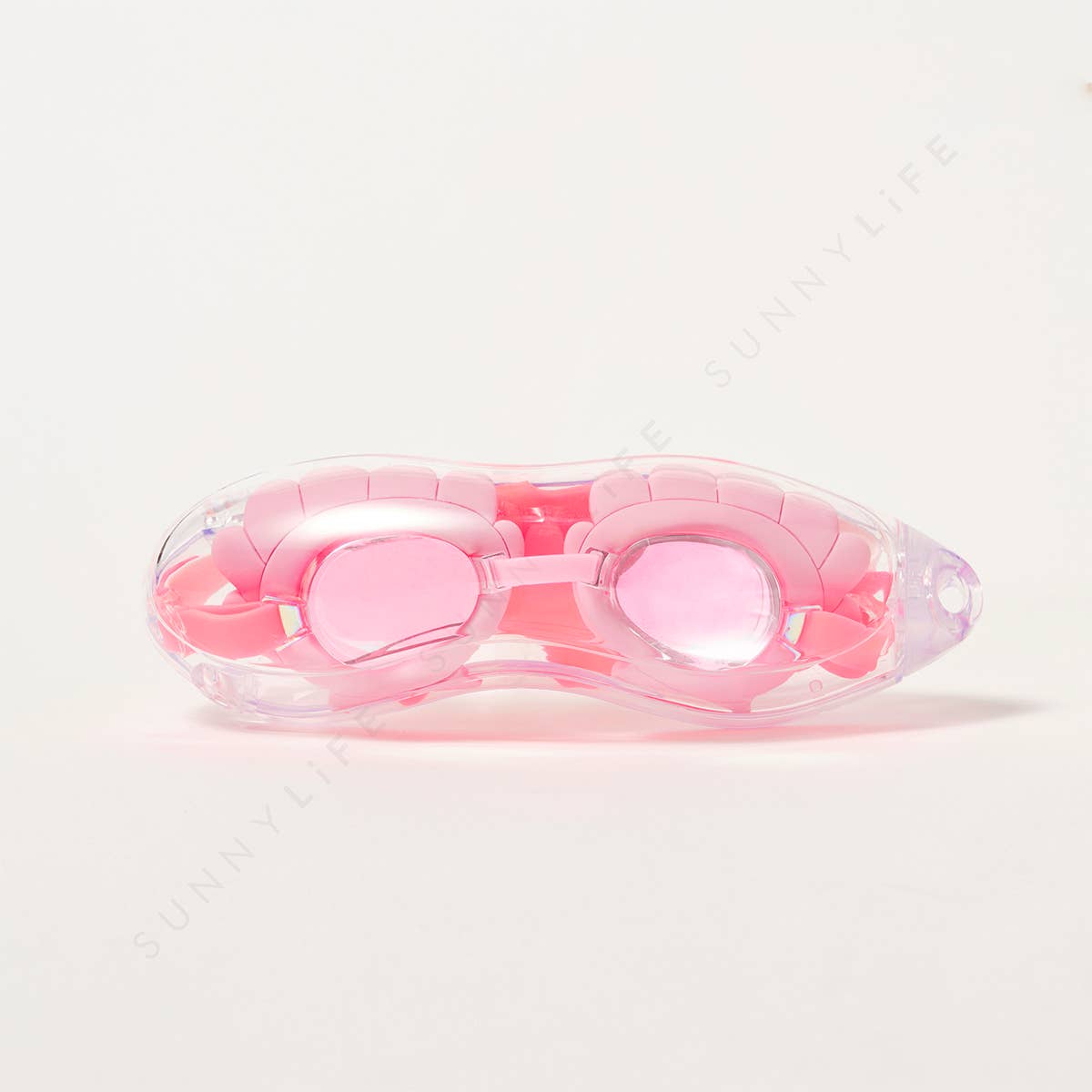 Melody the Mermaid Mini Swim Goggles Neon Strawberry - Magnolia BabySwim Accessory