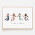 Mermaid Girl Power Art Print - Magnolia BabyWall Art