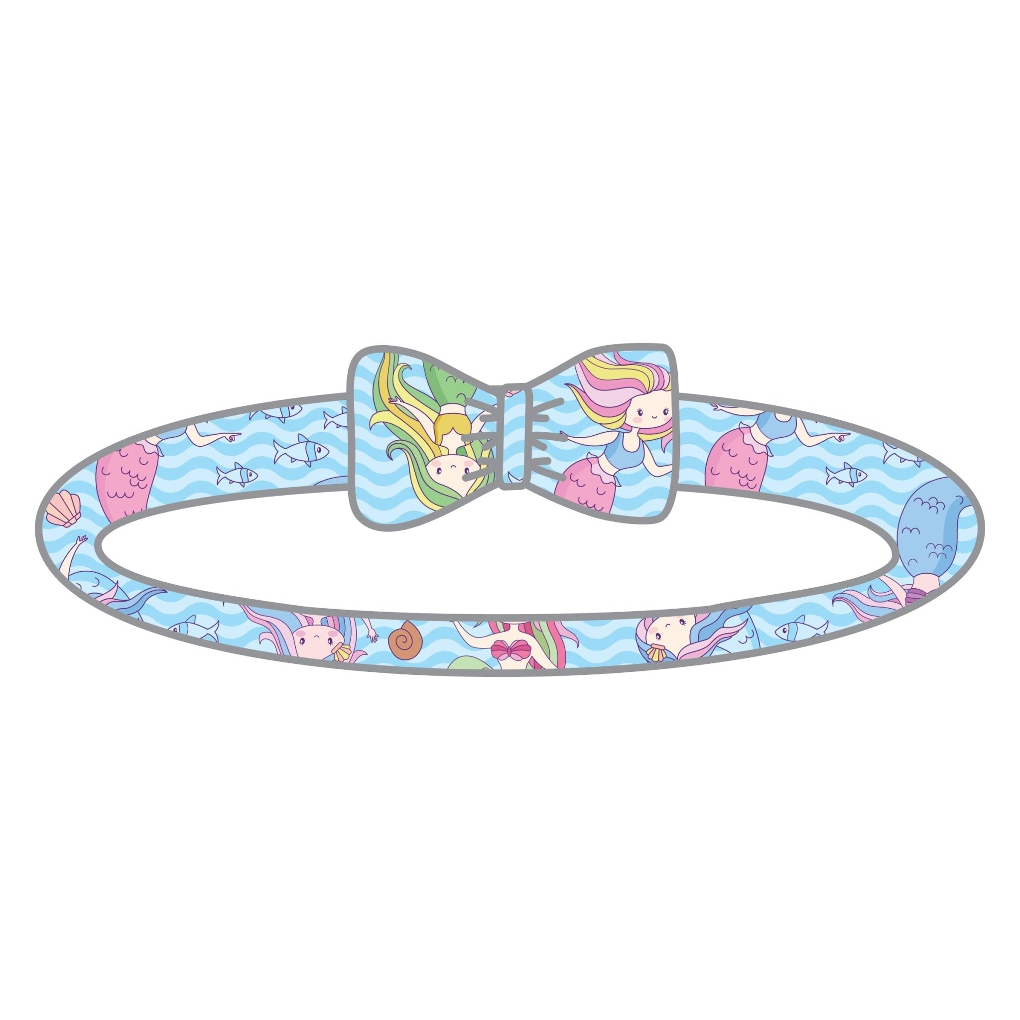 Mermazing! Print Headband - Magnolia BabyHeadband