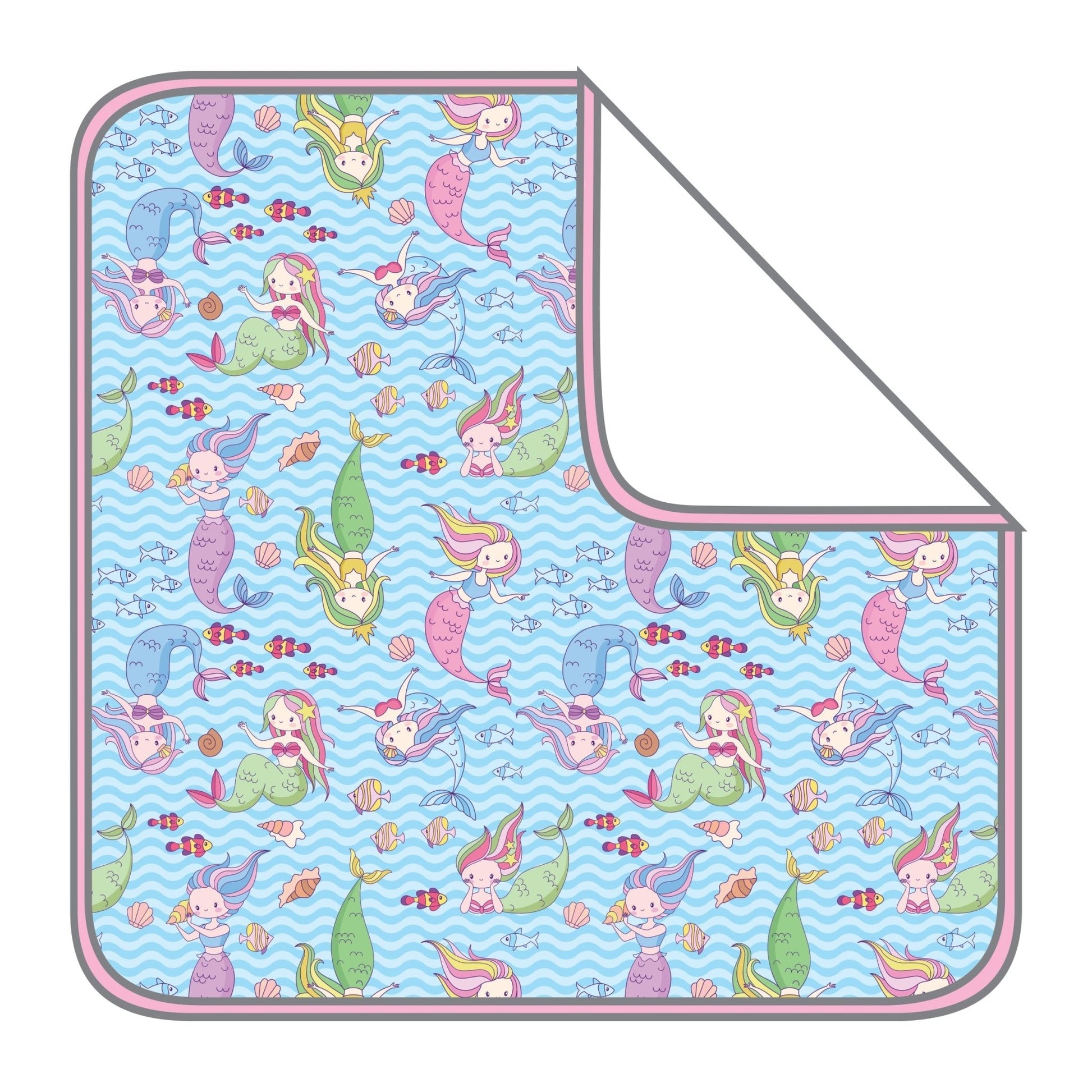 Mermazing! Print Receiving Blanket - Magnolia BabyReceiving Blanket