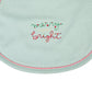Merry and Bright Embroidered Bib - Luna and Arlo - Magnolia BabyBib