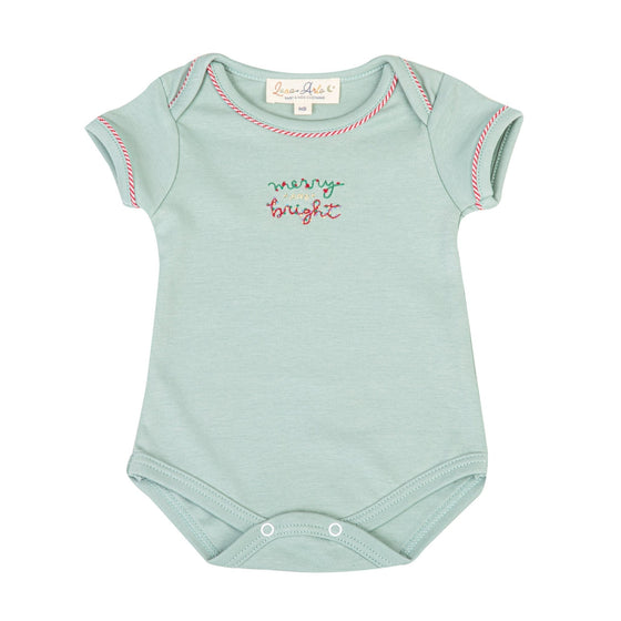 Merry and Bright Embroidered Bodysuit - Magnolia BabyBodysuit