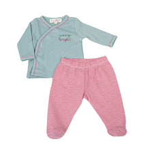  Merry and Bright Embroidered Footed Pant Set by Luna and Arlo - Magnolia Baby2pc Pant Set