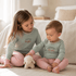 Merry and Bright Embroidered Long Pajamas - Magnolia BabyLong Pajamas