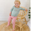 Merry and Bright Embroidered Long Pajamas - Magnolia BabyLong Pajamas