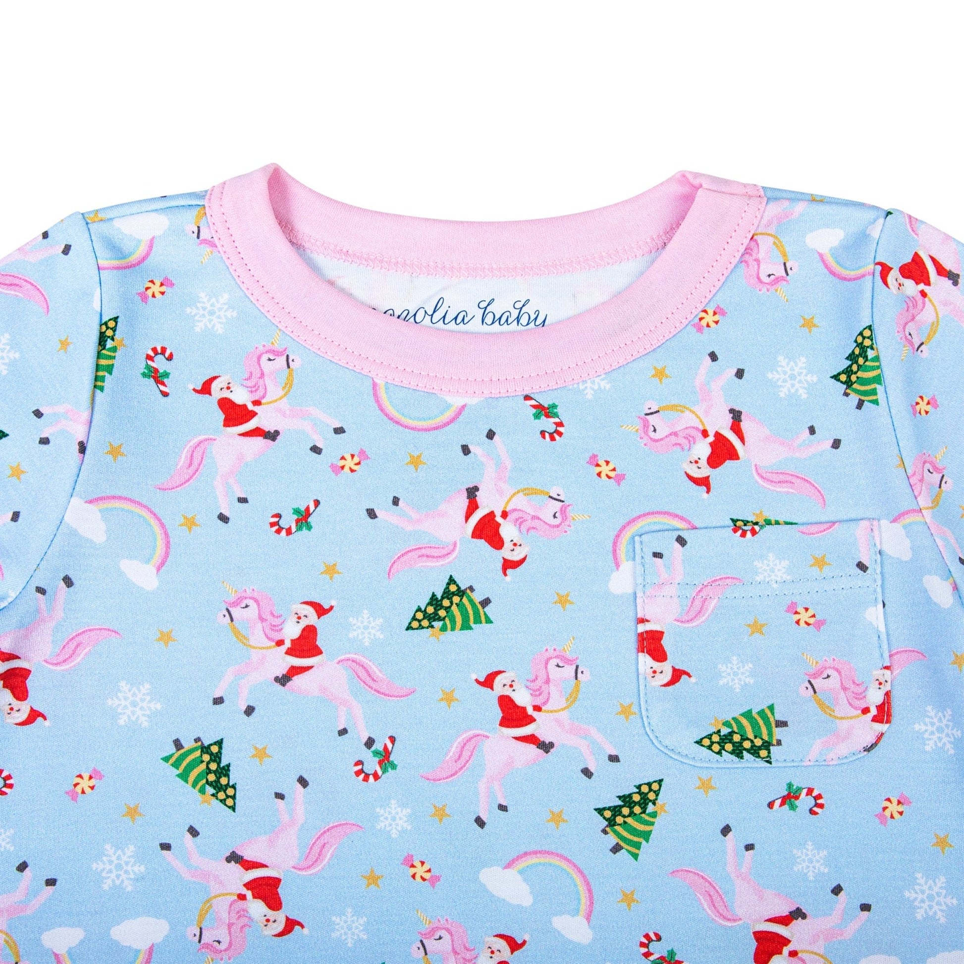 Merry Unicorn Girl's Nightdress - Magnolia BabyNightdress