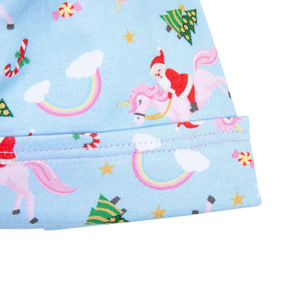 Merry Unicorn Print Hat - Magnolia BabyHat