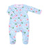Merry Unicorn Print Ruffle Footie - Magnolia BabyFootie